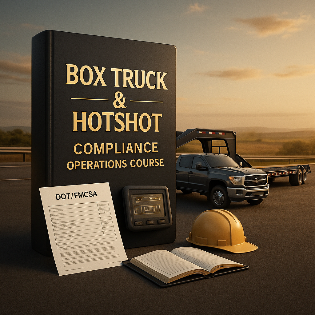 Box Truck & Hotshot Compliance & Operations Course™ How to Start & Run a DOT-Compliant Transportation Business