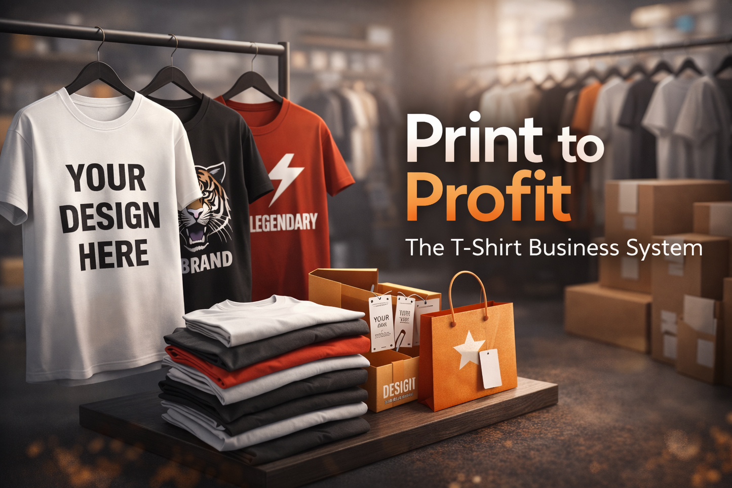 Print to Profit: The T-Shirt Business System