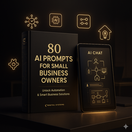 80 AI Prompts for Small Business Owners (Beginner + CEO-Level Hybrid Edition)