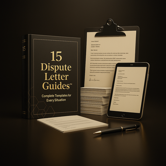 15 Credit Dispute Letters (Bundle)