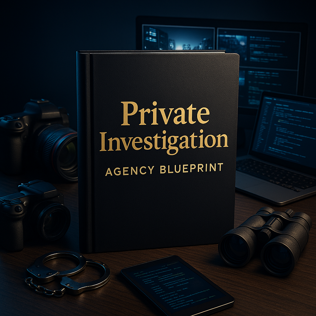 Private Investigation Agency Blueprint™: Launch Your Own Licensed PI Business with No Experience