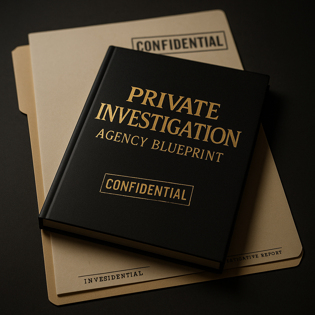 Private Investigation Agency Blueprint™: Launch Your Own Licensed PI Business with No Experience