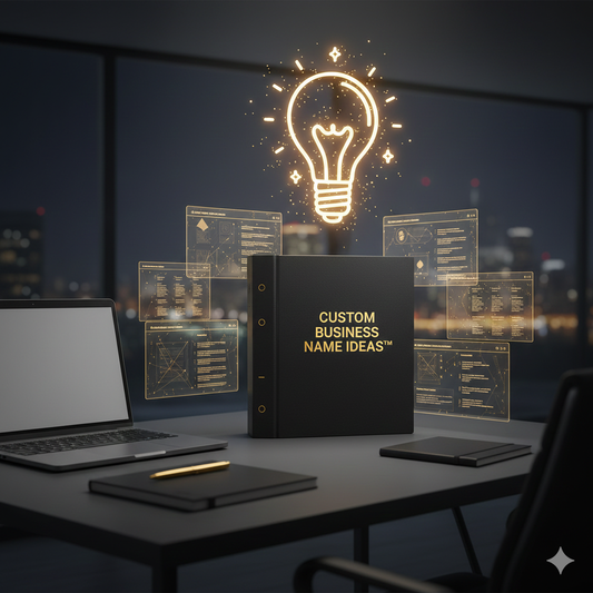 Custom Business Name Idea – Luxury, Catchy & Brandable