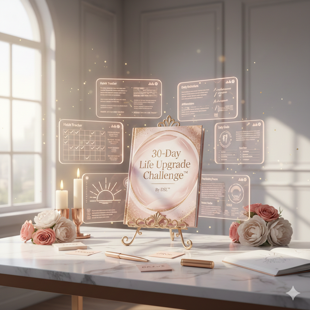 30-Day Life Upgrade Challenge™ (Luxury Guided Digital Workbook)