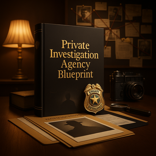 Private Investigation Agency Blueprint™: Launch Your Own Licensed PI Business with No Experience