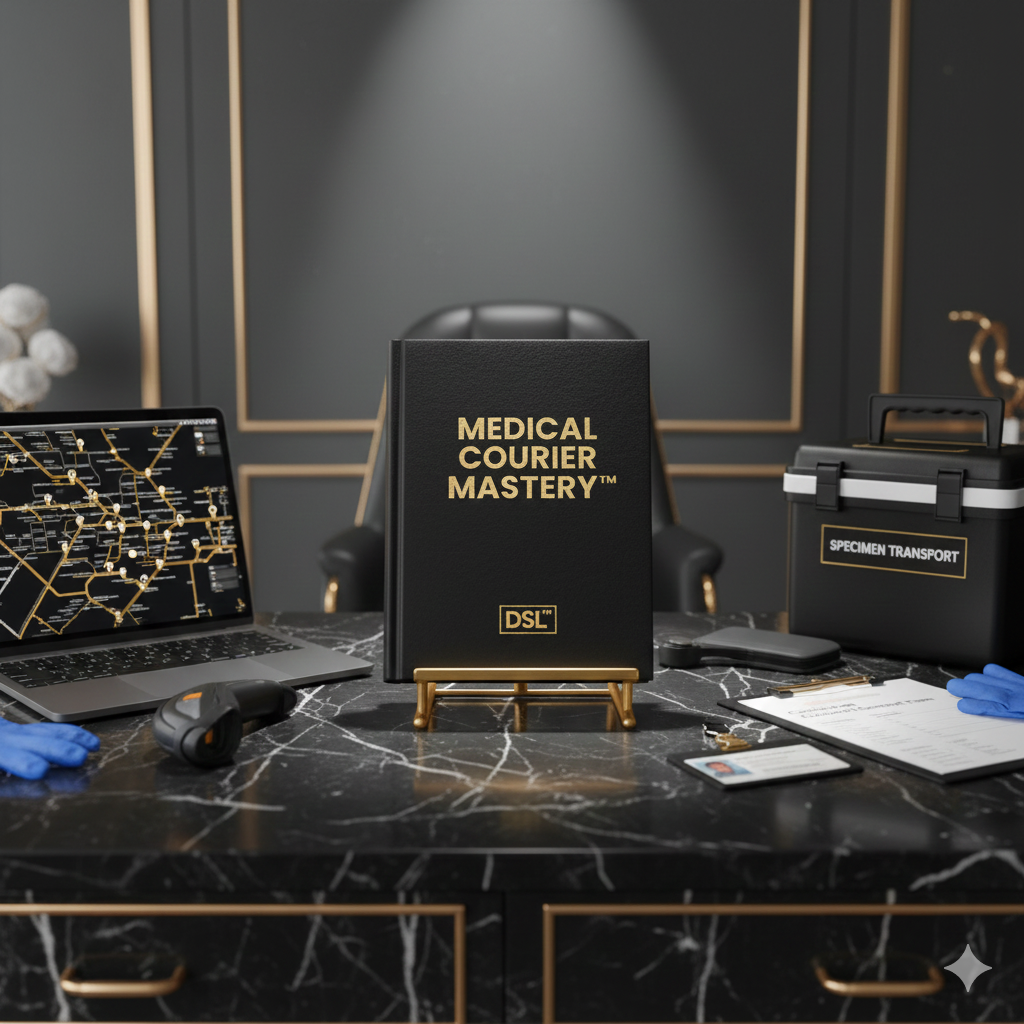 how to start a medical courier business